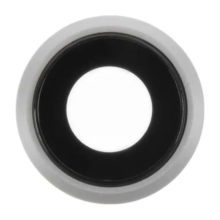 Glass Camera Lens & Bezel for iPhone 8 & SE (2020 & 2022) (Silver, White, & Starlight)