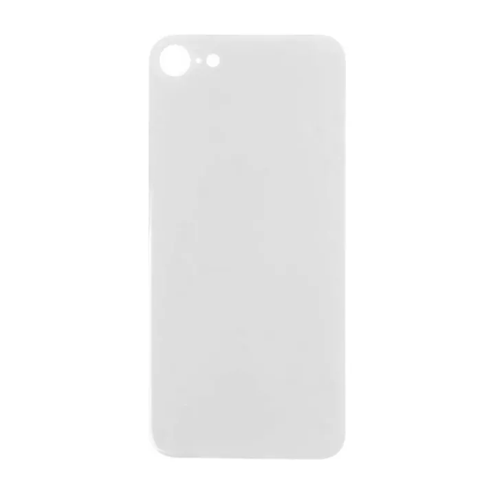 Big Hole Back Glass for iPhone 8 & SE (2020 & 2022) (Silver, White, & Starlight)