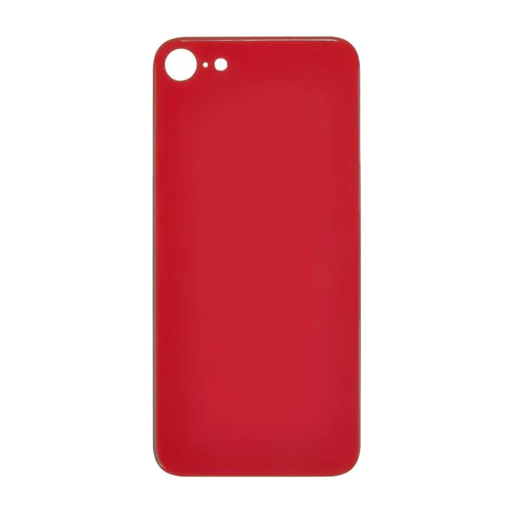 Big Hole Back Glass for iPhone 8 & SE (2020 & 2022) (Red)
