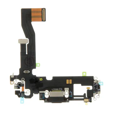 Charge Port Flex for iPhone 12 & 12 Pro (Black & Graphite) (Aftermarket)