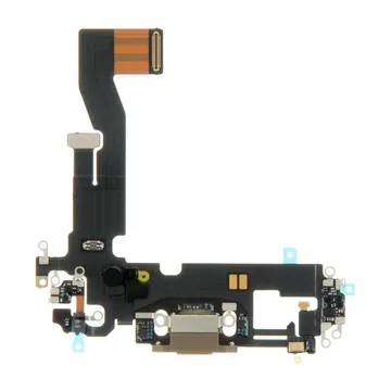 Charge Port Flex for iPhone 12 Pro (Gold) (Premium)