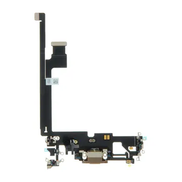 Charge Port Flex for iPhone 12 Pro Max (Gold) (Premium)