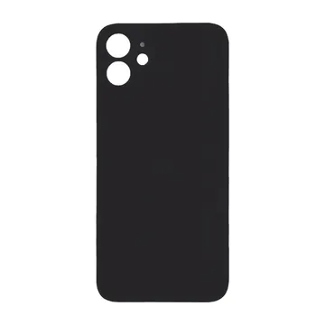 Big Hole Back Glass for iPhone 12 (Black)