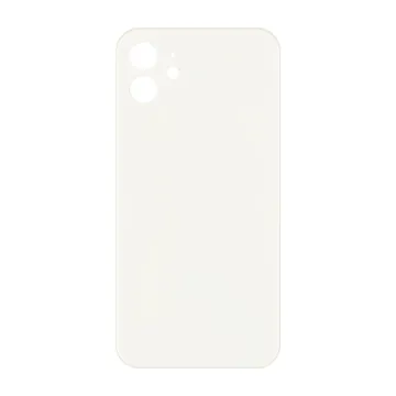 Big Hole Back Glass for iPhone 12 (White)