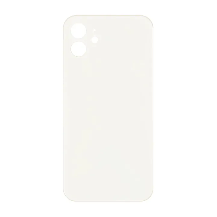 Big Hole Back Glass for iPhone 12 (White)