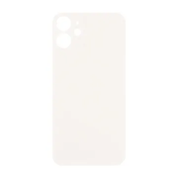 Big Hole Back Glass for iPhone 12 Mini (White)