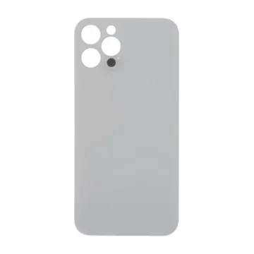 Big Hole Back Glass for iPhone 12 Pro (Silver)