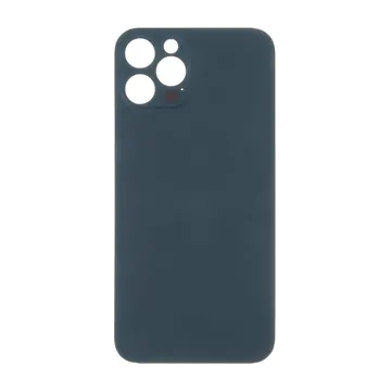 Big Hole Back Glass for iPhone 12 Pro (Blue)