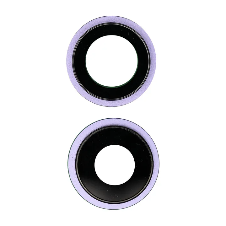 Sapphire Glass Camera Lens & Bezel Set for iPhone 12 & 12 Mini (White)