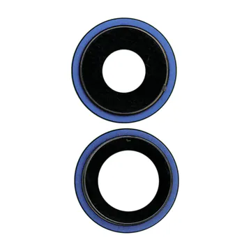 Glass Camera Lenses & Bezel Set for iPhone 12 & 12 Mini (Blue)