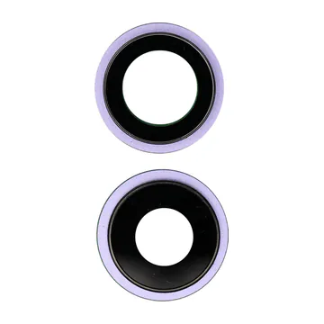 Glass Camera Lenses & Bezel Set for iPhone 12 & 12 Mini (White)