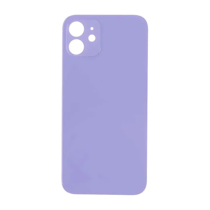 Big Hole Back Glass for iPhone 12 (Purple)