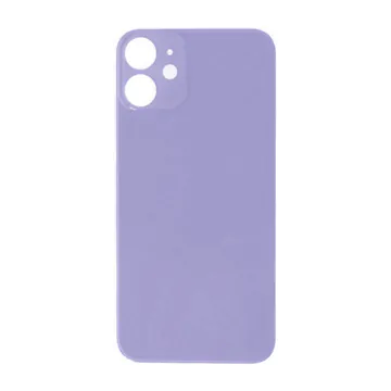Big Hole Back Glass for iPhone 12 Mini (Purple)