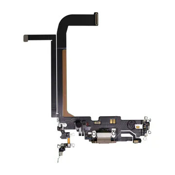 Charge Port Flex for iPhone 13 Pro Max (Gold) (Premium)