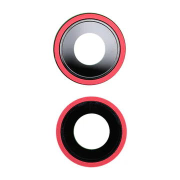 Glass Camera Lenses & Bezel Set for iPhone 13 & 13 Mini (Red)