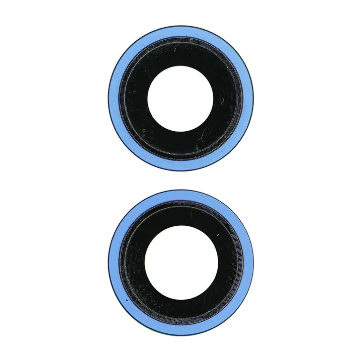 Glass Camera Lenses & Bezel Set for iPhone 13 & 13 Mini (Blue)