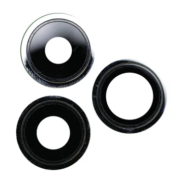 Glass Camera Lenses & Bezel Set for iPhone 13 Pro & 13 Pro Max (Silver)