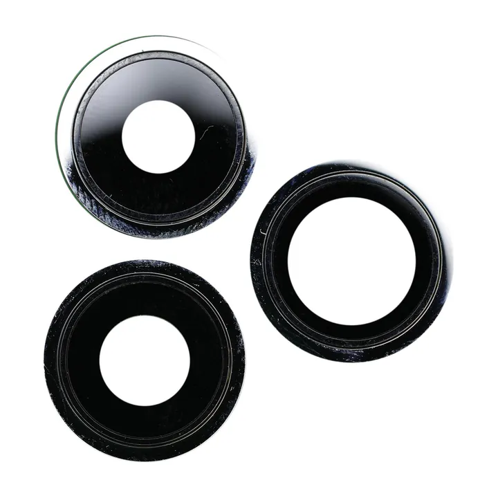 Glass Camera Lenses & Bezel Set for iPhone 13 Pro & 13 Pro Max (Silver)