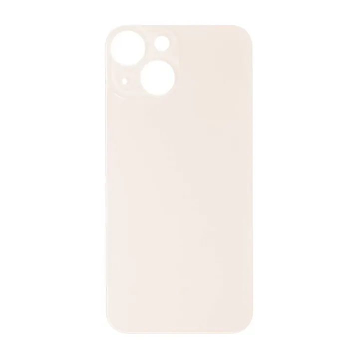 Big Hole Back Glass for iPhone 13 Mini (Starlight)