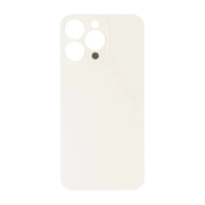 Big Hole Back Glass for iPhone 13 Pro (Silver)