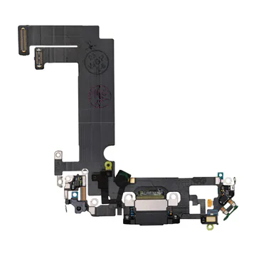 Charge Port Flex for iPhone 12 Mini (Black) (Premium)