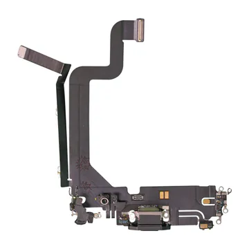 Charge Port Flex for iPhone 14 Pro Max (Space Black) (Premium)
