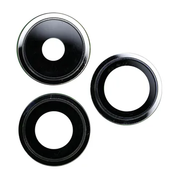 Glass Camera Lenses & Bezel Set for iPhone 14 Pro & 14 Pro Max (Silver)