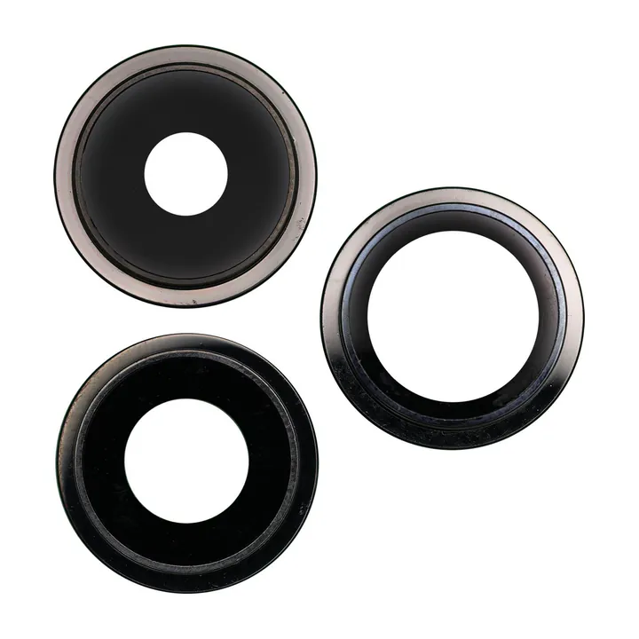Sapphire Glass Camera Lens & Bezel Set for iPhone 14 Pro & 14 Pro Max (Space Black)