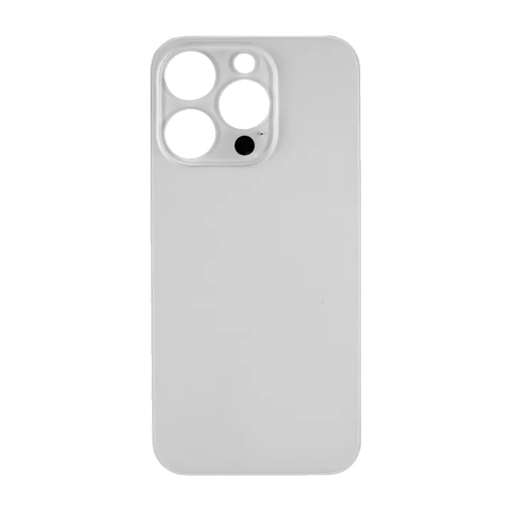 Big Hole Back Glass for iPhone 14 Pro (Silver)