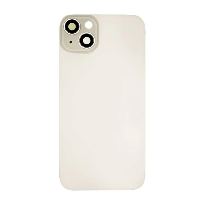 Back Glass & Camera Lenses for iPhone 14 Plus (Starlight)
