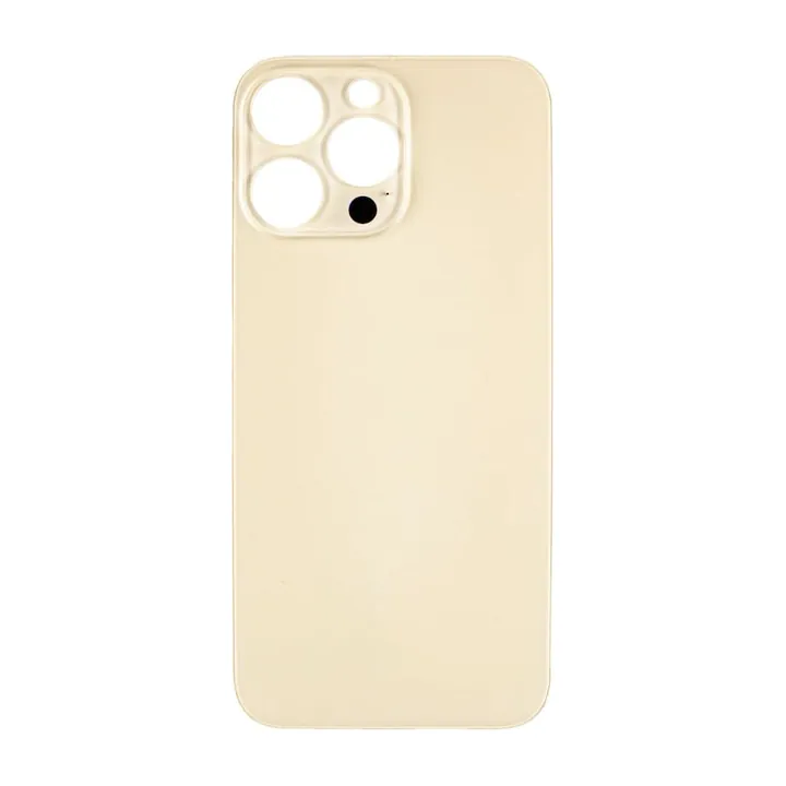 Big Hole Back Glass for iPhone 14 Pro Max (Gold)
