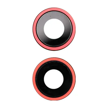 Sapphire Glass Camera Lens & Bezel Set for iPhone 14 & 14 Plus (Red)
