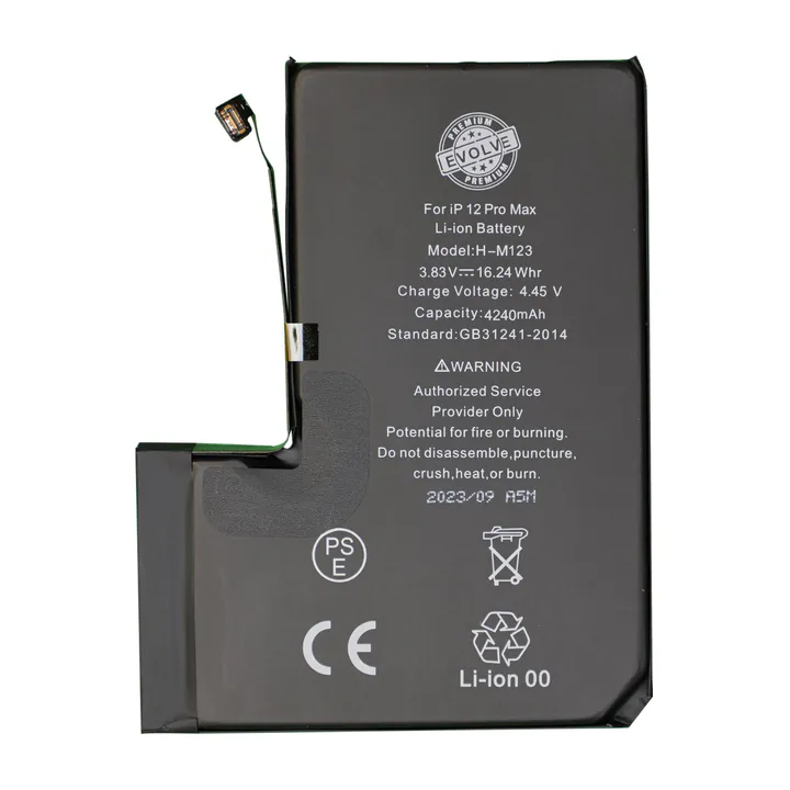 Extended Capacity TI Board Battery for iPhone 12 Pro Max – Evolve