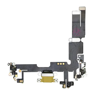 Charge Port Flex for iPhone 14 Plus (Yellow) (Premium)