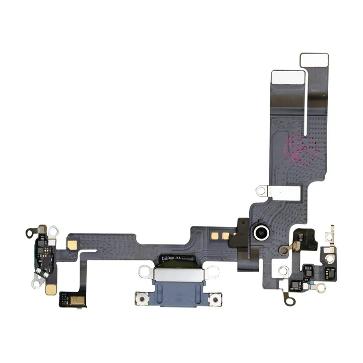 Charge Port Flex for iPhone 14 (Blue) (Premium)