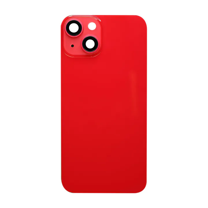 Back Glass, Camera Lenses, & Magnets for iPhone 14 (Red)