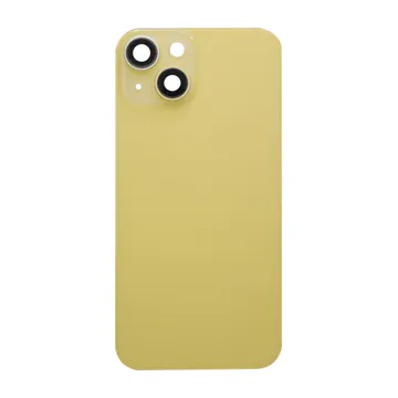 Back Glass, Camera Lenses, & Magnets for iPhone 14 (Yellow)