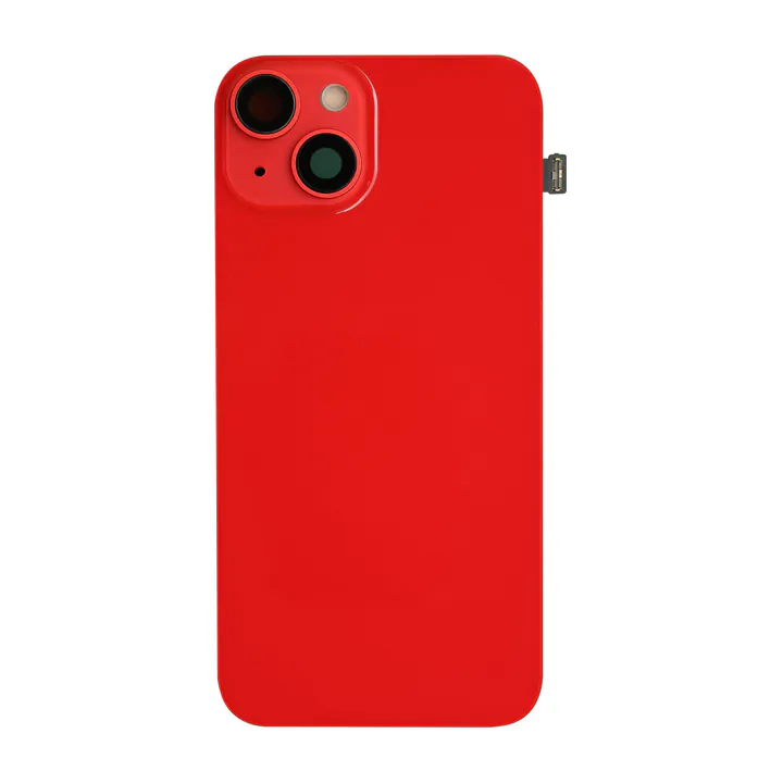 Complete Back Glass Assembly for iPhone 14 (Red)