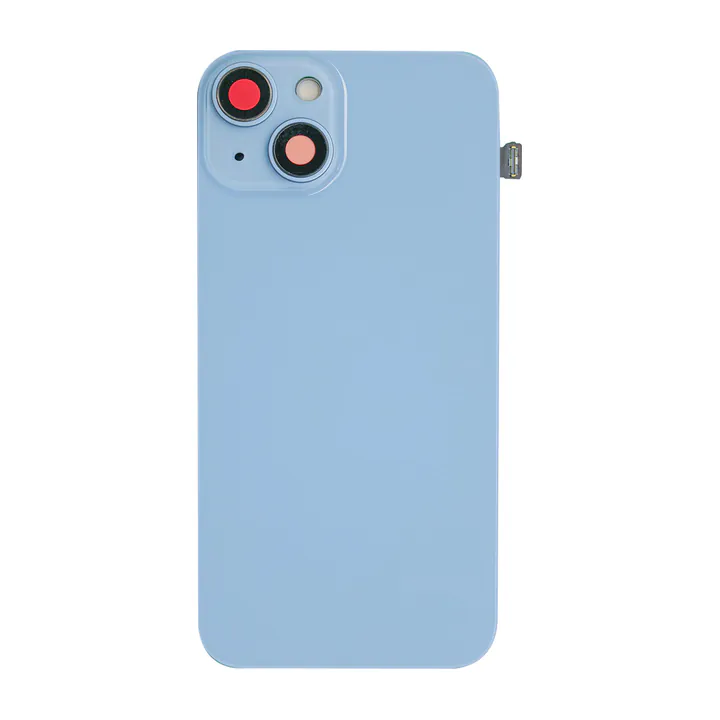 Complete Back Glass Assembly for iPhone 14 (Blue)