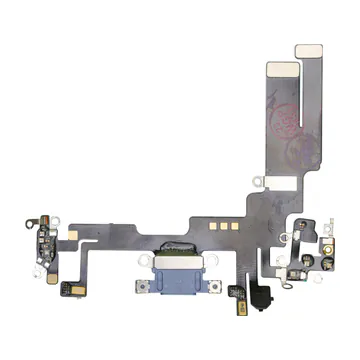 Charge Port Flex for iPhone 14 (Blue) (Aftermarket)