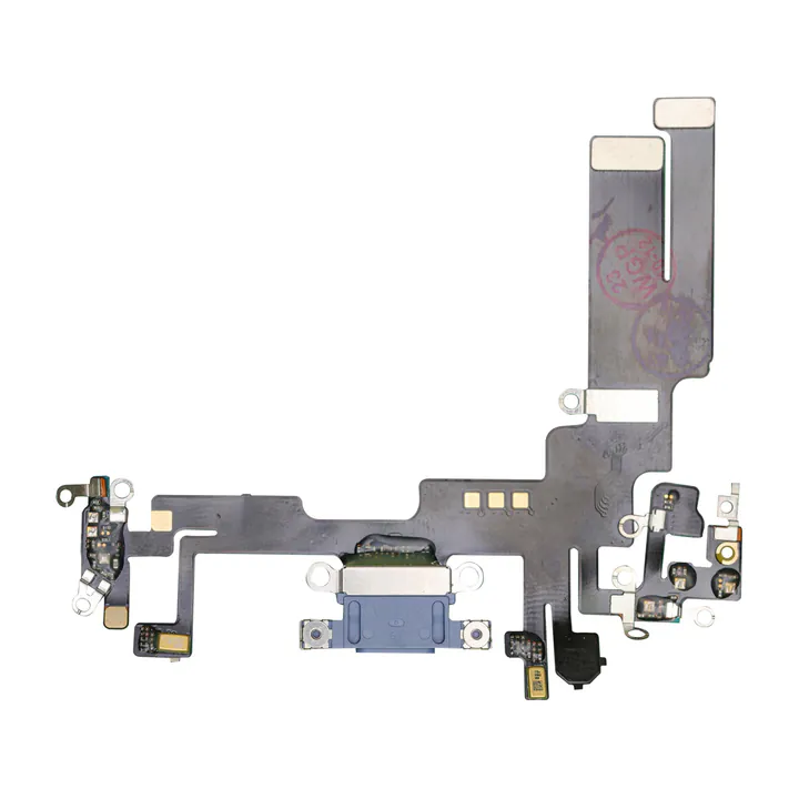 Charge Port Flex for iPhone 14 (Blue) (Aftermarket)