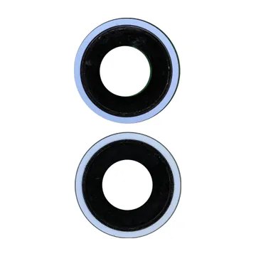 Glass Camera Lenses & Bezel Set for iPhone 14 & 14 Plus (Blue)