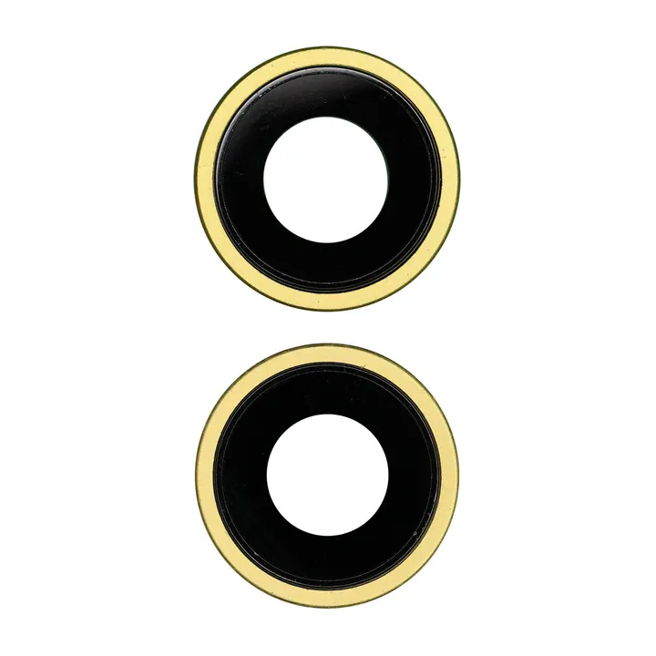 Glass Camera Lenses & Bezel Set for iPhone 14 & 14 Plus (Yellow)