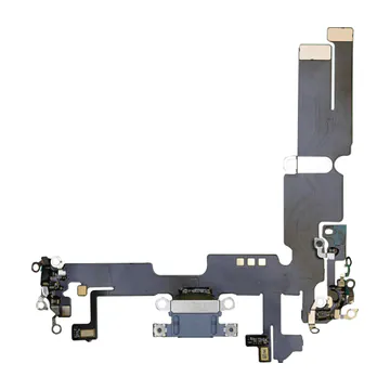 Charge Port Flex for iPhone 14 Plus (Blue) (Aftermarket)