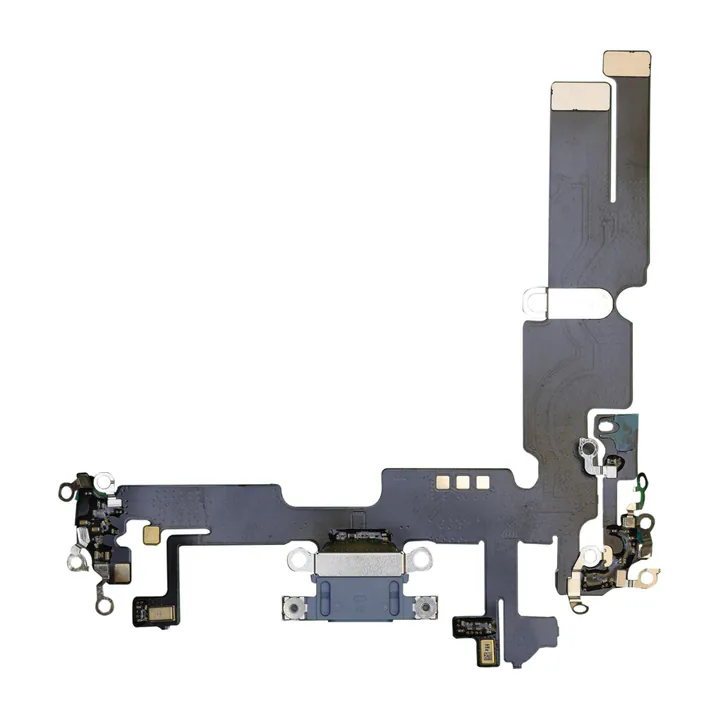 Charge Port Flex for iPhone 14 Plus (Blue) (Aftermarket)