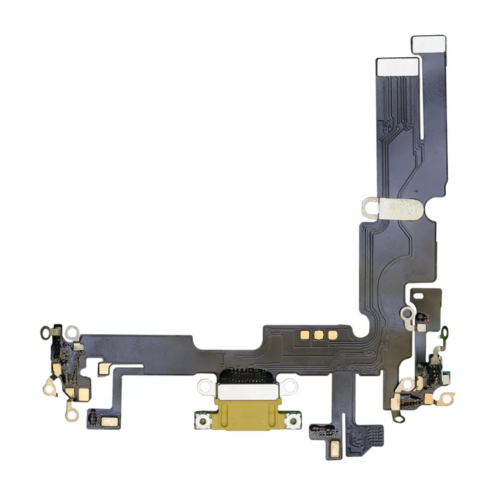 Charge Port Flex for iPhone 14 Plus (Yellow) (Aftermarket)