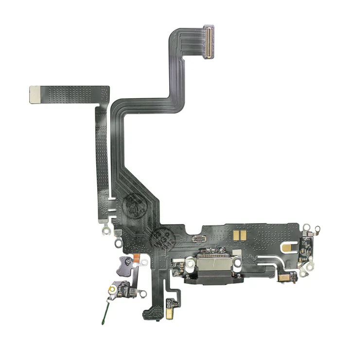 Charge Port Flex for iPhone 14 Pro (Space Black) (Aftermarket)