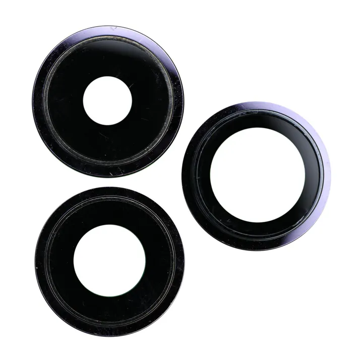 Glass Camera Lenses & Bezel Set for iPhone 14 Pro & 14 Pro Max (Deep Purple)