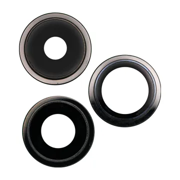 Glass Camera Lenses & Bezel Set for iPhone 14 Pro & 14 Pro Max (Space Black)