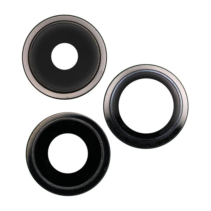 Glass Camera Lenses & Bezel Set for iPhone 14 Pro & 14 Pro Max (Space Black)